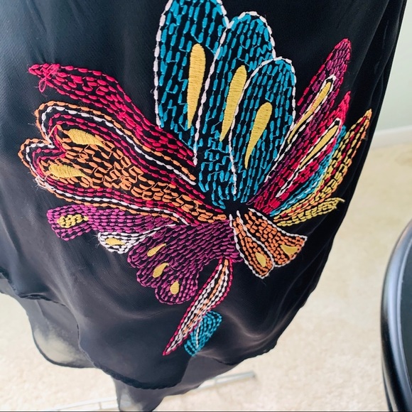 Lane Bryant Embroidered Halter Size 14 - Picture 2 of 5